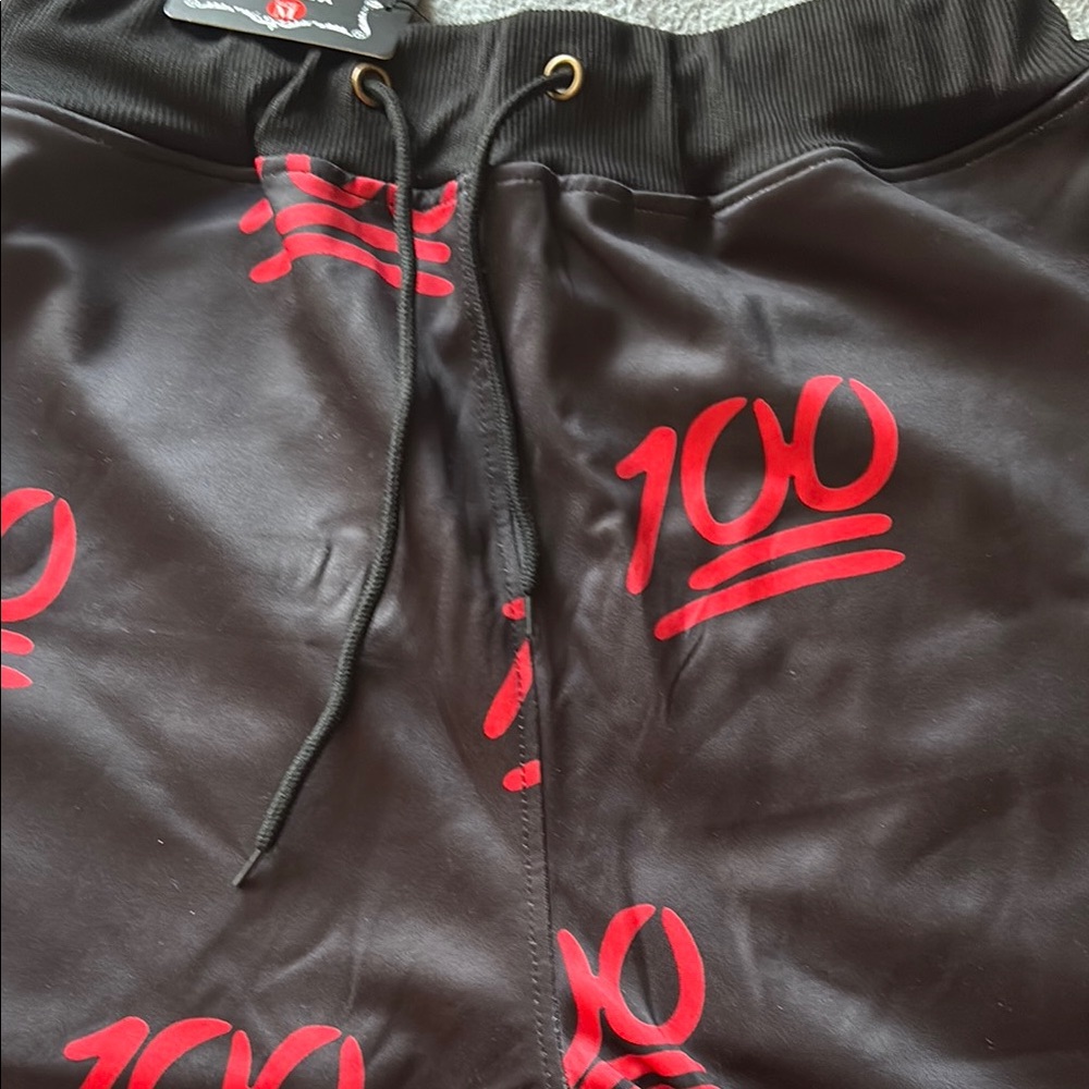 Bold Black And Red Patterned Jacket - image 2